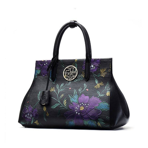EsaModa® Leather Handbags Retro Fashion Atmospheric